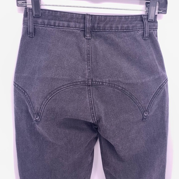 Fashion Nova Black High-Rise  Straight Jeans Womens Size 3 - Picture 6 of 8